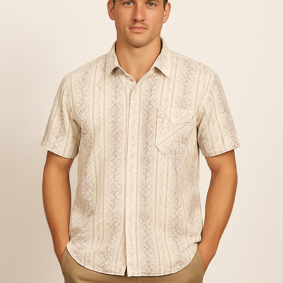 Prana Button-Up Shirt – Size Large - Picture 1 of 8